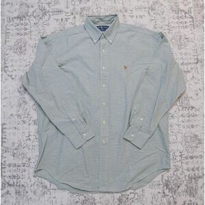 Ralph Lauren Blake Check Button Down Shirt Y2K – Men’s Large
